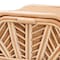 Bali & Pari Carabella Bohemian Natural Rattan 1-Drawer Nightstand 244-13673-ZORO - alternate 10